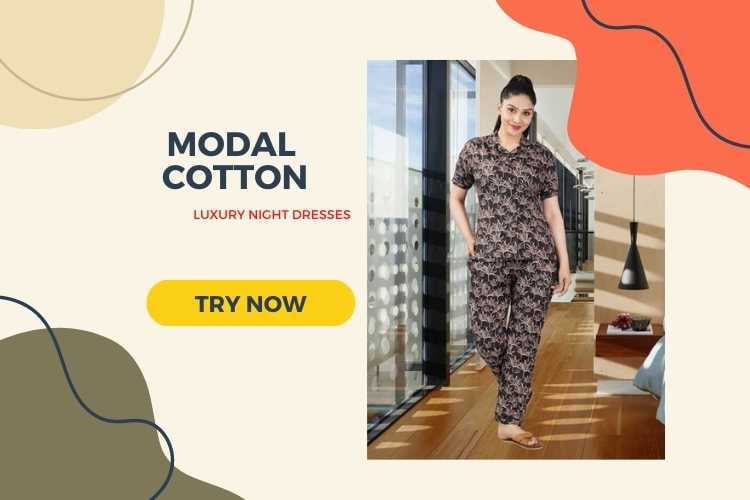 Place Your Custom Order for Nightwear Fabrics Parijaths